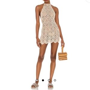 Tularosa Halter Crochet Dress